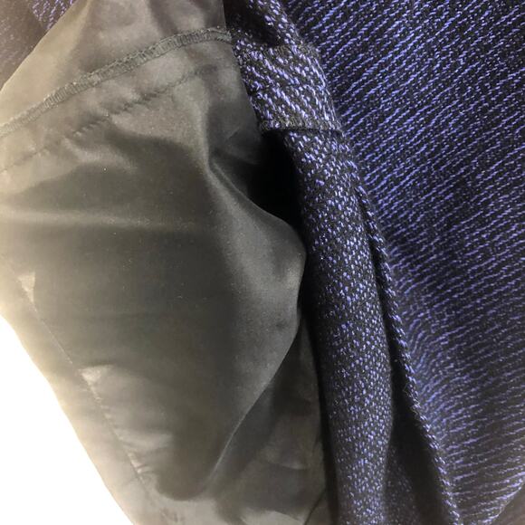 Vintage Dark Blue Shift Style Sweater Dress Large - Picture 9 of 11